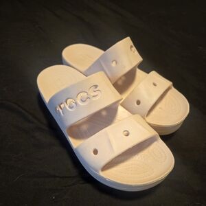 CROCS Womens Platform Sandals